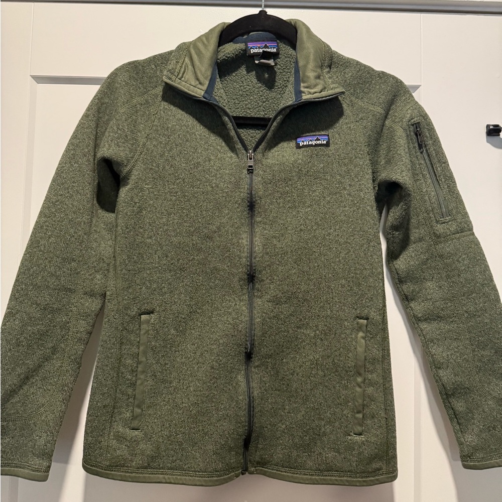 Patagonia Olive Fleece Jacket